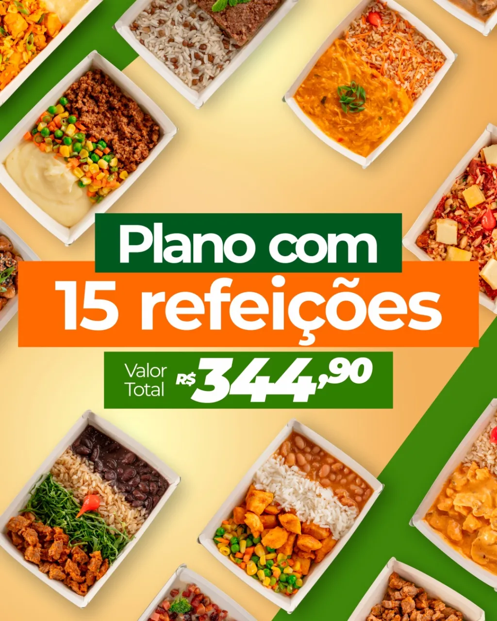 Plano de 15 refeições da Fit Food